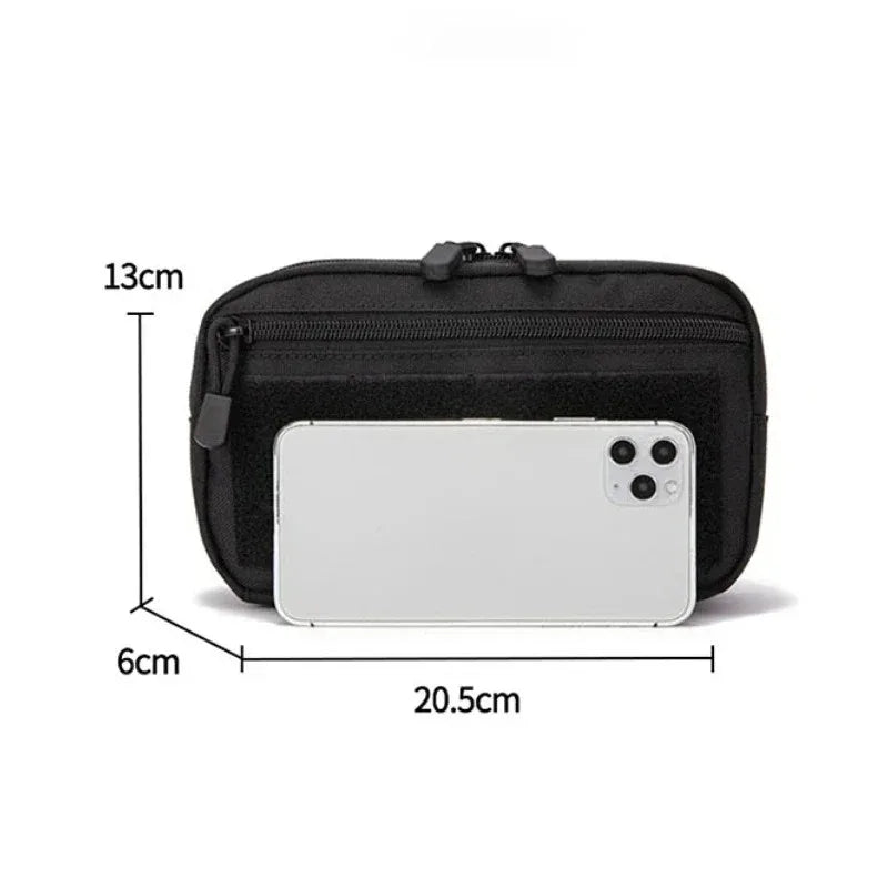 Tactical MOLLE Utility Pouch – Compact Streetwear Accessory Bag