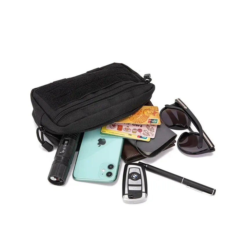 Tactical MOLLE Utility Pouch – Compact Streetwear Accessory Bag
