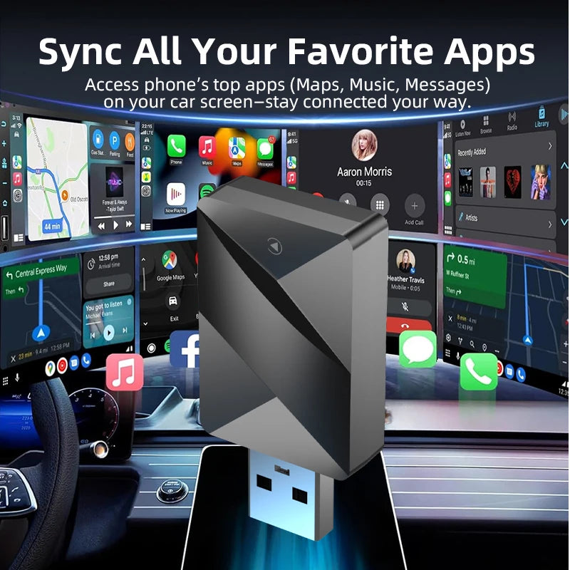 Wireless CarPlay Adapter – Go Cable-Free Instantly