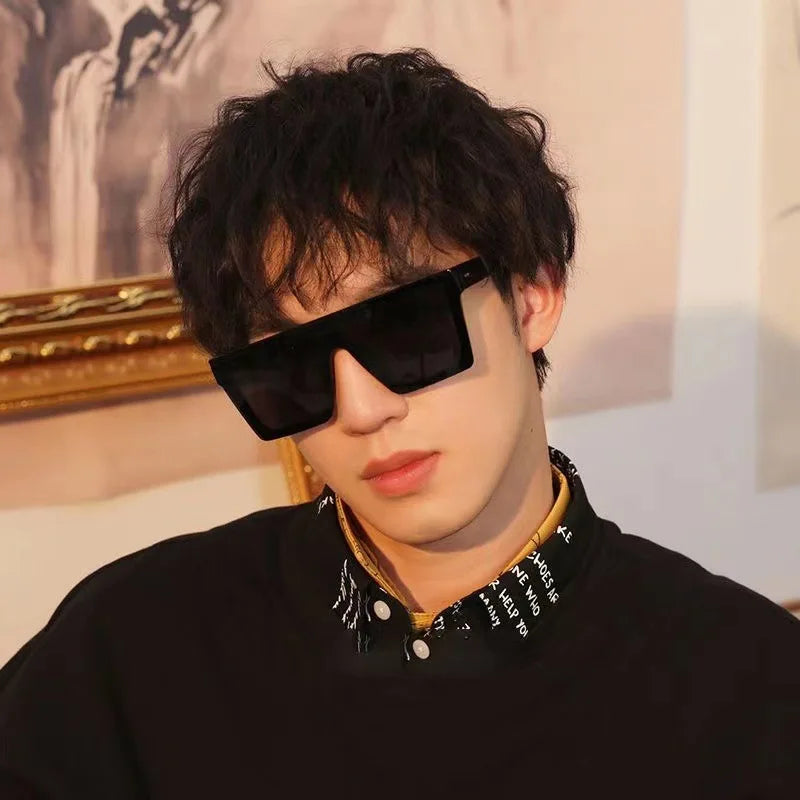 Oversized Square Sunglasses – Retro UV400 Shades for Men & Women