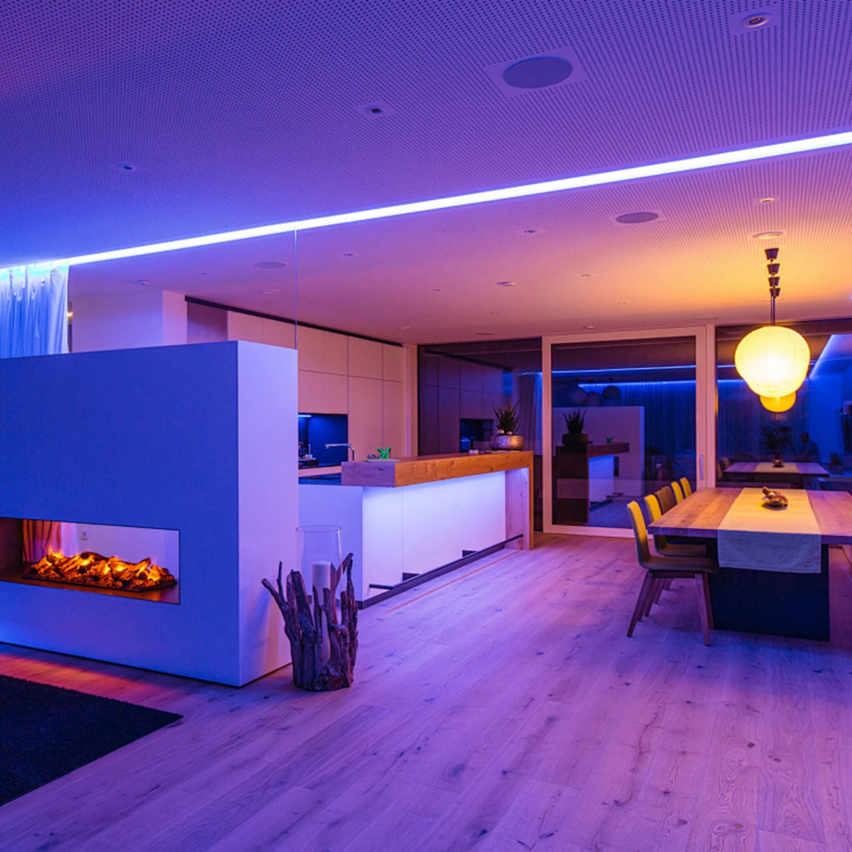 100FT RGB LED Strip Lights – Music Sync, App & Remote Control