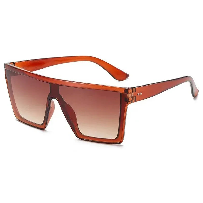 Oversized Square Sunglasses – Retro UV400 Shades for Men & Women